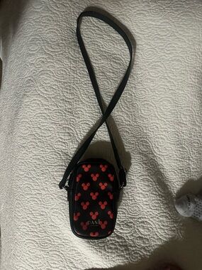 Disney Black Mini Crossbody Phone Pouch by Dani